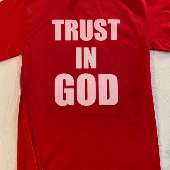 Trust In GOD! Adult, Men, Women t-shirt - Small - - Picture 1 of 3